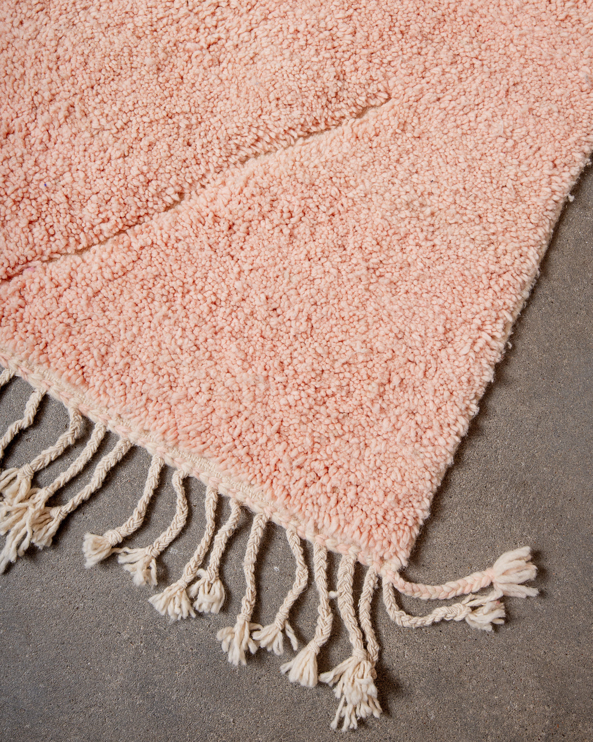 Modern, designer, handcrafted Berber rug from Morocco. Beniourain carpet with beautiful colours and patterns and fluffy wool texture.